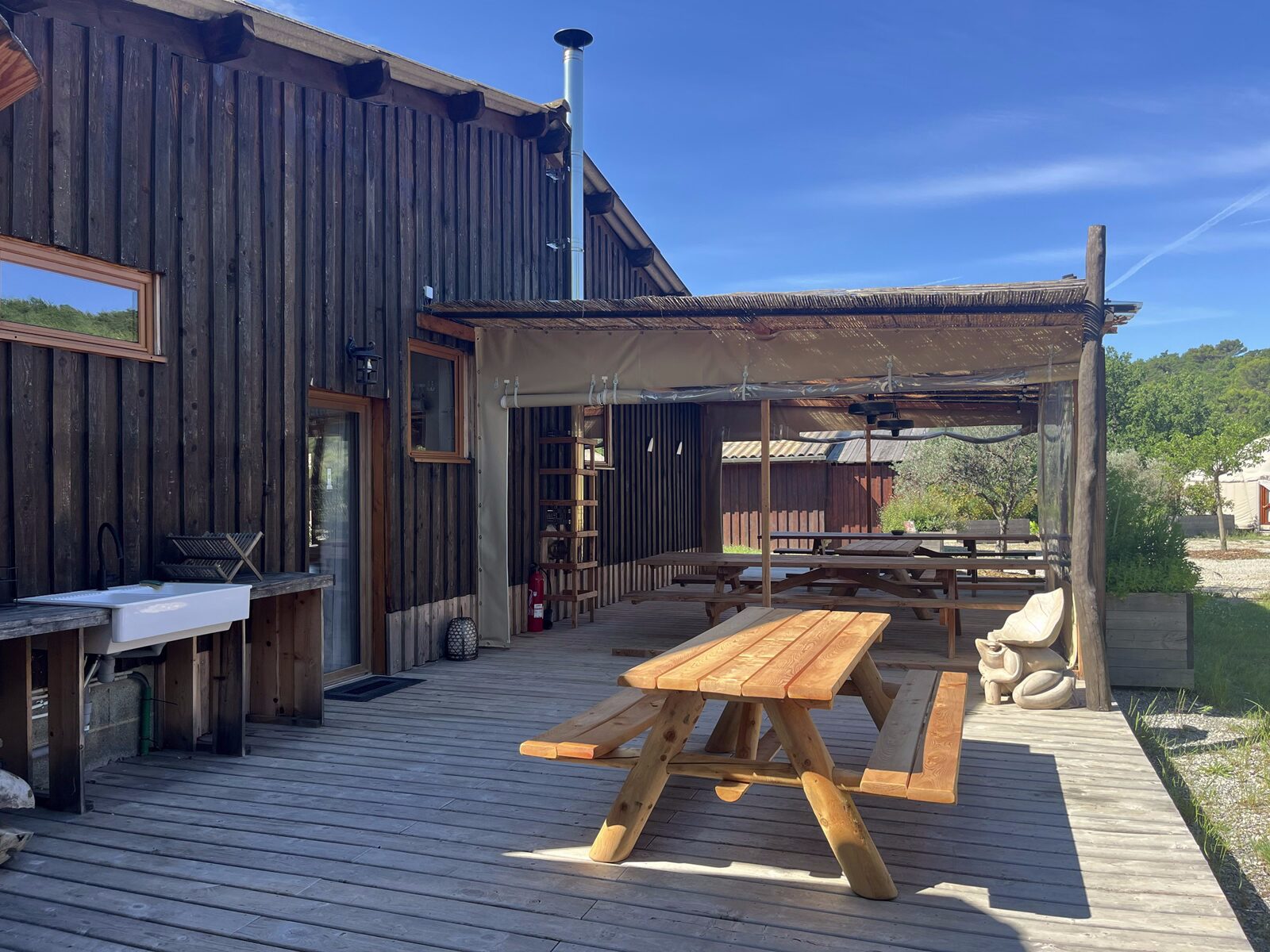 location salle de pratique-pergola