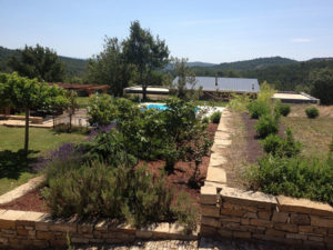 Le gîte - Vue jardin